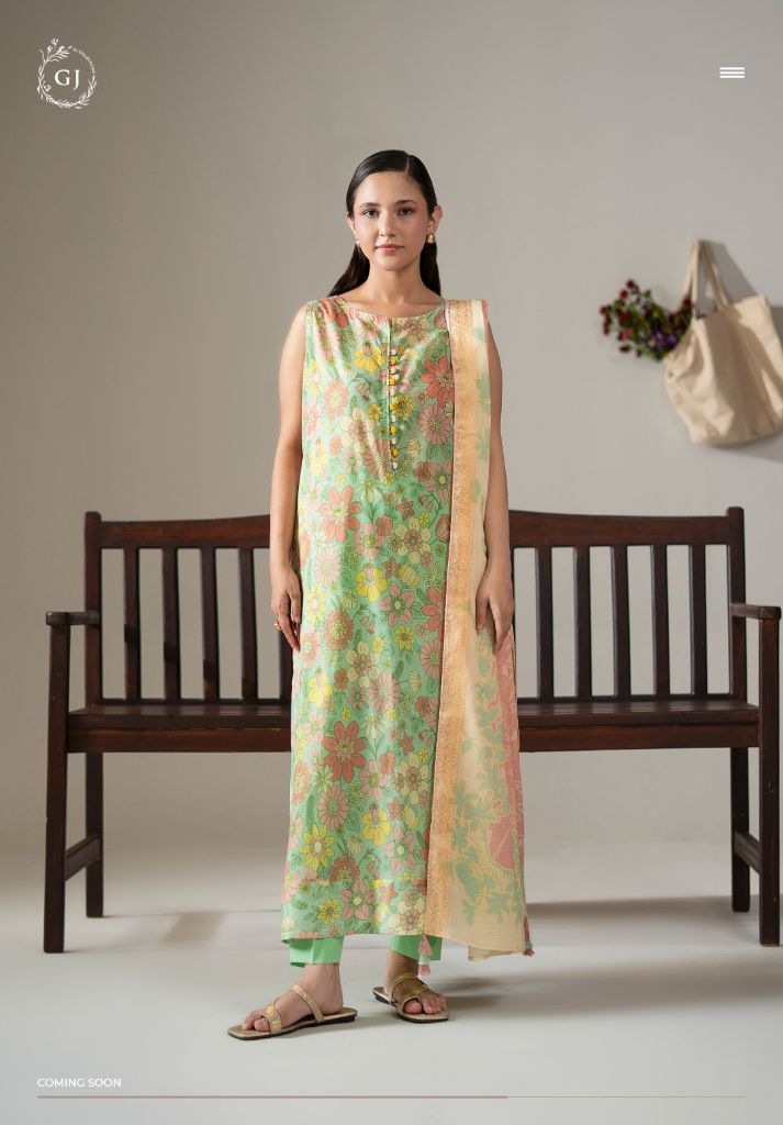 GJ Collections – Mint Green Floral Maxi